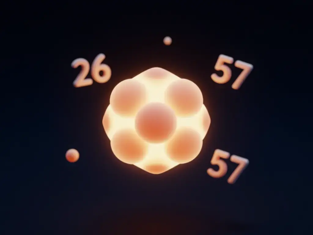 Demirin Atom Numarası 26 ve Sûre Numarası 57